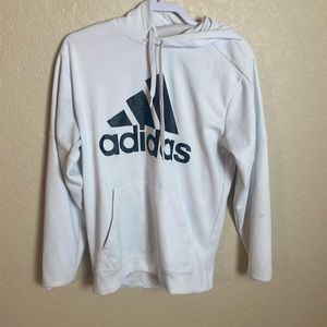 Addis’s white hoodie